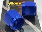 Russell 660580 Blue Anodized Aluminum -8AN X 1/2" Tube Nut Fittings Pack Of. Fixed Price $8.99.