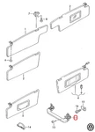 Original Volkswagen 1H0857607E H50 Grab Handle, Foldable Golf Jetta Vento New. Fixed Price $108.53.