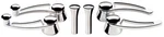 New Billet Specialties Polished Door Handles,locks,window CRANKS,PRE-1948 Gm. Fixed Price $309.99.