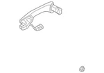Genuine Acura Handle *NH700M* (alabaster Silver Metallic) 72141-SZN-A11ZR. Fixed Price $260.00.