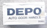 New Depo Auto Door Handle Jeep Wrangler Half Type Out Drhd Frt Lh Zinc.... Fixed Price $14.99.