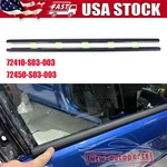 2PCS Door Weather Strip Window Belt Seal Molding Trim For 1996-2000 Honda Civic. Fixed Price $46.99.