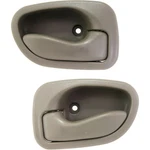Interior Door Handle For 95-99 Hyundai Accent Set Of 2 Beige Plastic. Fixed Price $15.41.