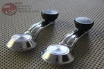 Manual Window Crank Door Requlator Handles Pair Black Knobs Chevy Gm Car Truck. Fixed Price $16.56.