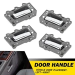 For Jeep Grand Cherokee 2005-2010 Inner Interior Inside Door Handle Lh+rh Gray. Fixed Price $37.99.