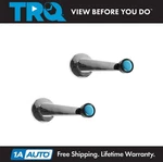 Trq Chrome & Black Window Roll Crank Handle Set For Chevy Pickup Truck C/k. Fixed Price $27.95.