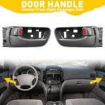 Pair For 2004-2010 Toyota Sienna Inside Interior Door Handle Right Left Set Gray. Fixed Price $16.14.