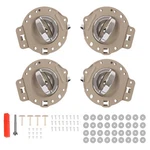 For Jeep Commander 2006-2010 Front Rear Inside Door Handles Silvery & Tan Set 4. Fixed Price $53.77.