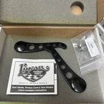 Lokar XIDH-2025 Midnight Series Lakester Steel Door Handle/ Black. Fixed Price $128.00.