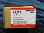 Dorman 83276 Window Crank Handle Compatible With Select Ford Models, Black. Fixed Price $11.99.
