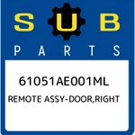 Subaru Remote Assy-door,right 61051AE001ML, New Genuine Oem Part. Fixed Price $35.07.