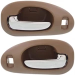 Front Interior Door Handle Set For 1998-2008 Chrysler Concorde Sedan Beige Bezel. Fixed Price $43.95.