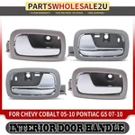 4X Front & Rear Interior Door Handle For Chevrolet Cobalt Pontiac Chrome Gray. Fixed Price $62.19.