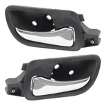 Fits Honda Accord 03-07 Set Front Inside Door Handles Chrome W/ Black Housing. Fixed Price $24.50.