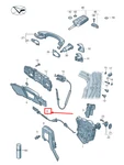 New Vw Golf Vii MK7 Front Left Door Lock Cable 5G4837085C Original No Duty. Fixed Price $46.21.