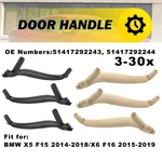 Black/beige Interior Door Handle Cover Pull Trim For Bmw X5 F15 X6 F16 2014-2018. Fixed Price $8.54.