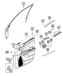 Genuine Mopar Inside Remote Control Handle Left 5PF63DX9AF. Fixed Price $156.78.
