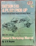 1968-1973 Datsun 510 Pl 521 Pickup Haynes Owners Workshop Manual Service. Fixed Price $19.99.