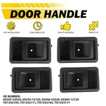 4X Door Handle Interior Front Rear Left Right Black For Toyota Tacoma Tercel. Fixed Price $18.99.