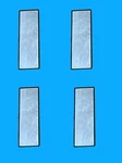 Door Pull Strap Cover Inserts 4 New 80-87 El Camino Monte Carlo Malibu. Fixed Price $15.95.
