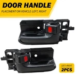 2X Driver & Passenger Side Interior Door Handle Black For Toyota Pontiac Scion. Fixed Price $13.29.