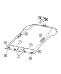 Genuine Mopar Grab Handle Right UY68BD1AA. Fixed Price $32.00.