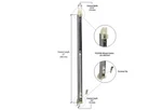Crl Window Channel Balance 26.25" With Winged Guides Pre Installed. Fixed Price $14.86.