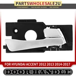 New Front Passenger Painted Silver Interior Door Handle For Hyundai Accent 12-17. Fixed Price $19.29.