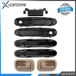 Interior Exterior Door Handles Front Rear Set Of 7 For Toyota Sienna Black+beige. Fixed Price $36.56.