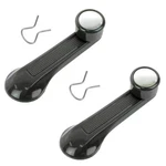 New Manual Window Crank Handles Black Pair Set For 1984-2000 Honda Civic. Fixed Price $11.95.