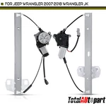 Set Of 2 Window Regulator W/ Motor For Jeep Wrangler Jk 07-18 Front Left & Right. Fixed Price $83.99.
