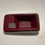 1978-1982 Corvette Nos Door Latch Bezel Lh. Red.. Fixed Price $23.00.