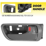 Inside Door Handle Inner Gray Passenger For 02-06 Toyota Camry 69205AA021B2. Fixed Price $10.99.