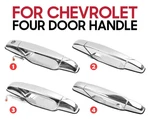 Chrome Exterior Door Handle Set 4PC Fits Chevy Gmc Silverado Sierra 22738726 New. Fixed Price $39.99.