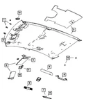 Genuine Mopar Grab Handle Right QY66DW1AD. Fixed Price $65.38.