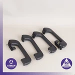 Audi D4 A8L Front & Rear Upper Roof Grab Handle Black 4H0857607B Oem. Fixed Price $41.50.