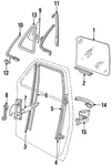 Genuine Ford Handle D8UZ1122917A. Fixed Price $16.72.
