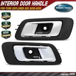 2PCS Rear Side Black + Chrome Interior Door Handle Ford Explorer 2011 12-15. Fixed Price $74.39.