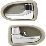 Door Handle Set For 2000-2006 Mazda Mpv Front Rear Beige W/chrome Lever 2-PCS. Fixed Price $18.33.