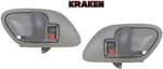 Inside Door Handles For Chevy Gmc Truck Suburban Tahoe With Bezels Gray Set. Fixed Price $74.95.