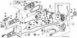 Genuine Honda Handle Assembly Inside *YR164L* (medium Taupe) 72165-SV2-A11ZD. Fixed Price $18.39.