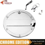 Car Door Gas Cap Cover Locking Fuel Tank Trim Ford F150 2015-17 Chrome. Fixed Price $19.99.