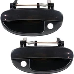 Exterior Door Handle For 99-2002 Daewoo Nubira Set Of Front Smooth Black. Fixed Price $18.00.