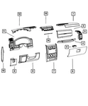 Genuine Mopar Grab Handle 1WU212DVAB. Fixed Price $58.65.