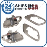 Tan Interior Inside Door Handle W/ Bezel Lh & Pair Set For Chevy C/k Truck. Fixed Price $39.99.