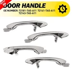 Chrome Rear Left Right Exterior Door Handle Set For Honda Accord 2008 09-2012. Fixed Price $86.63.