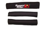 Black 3 Piece Grab Handle Cover Kit For Jeep Wrangler Yj 1987-1995 Rugged Ridge. Fixed Price $39.99.