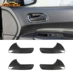 Carbon Fiber 4PCS Interior Door Handle Trim Cover Decor For Dodge Durango 2011+. Fixed Price $25.59.
