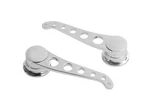 Lokar IDH-2025 Interior Door Handle Front Lakester Style Chrome Finish Pair. Fixed Price $161.92.