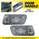 2X Rear Inner Interior Gray Housing Door Handle Set For 1999-2004 Honda Odyssey. Fixed Price $14.99.